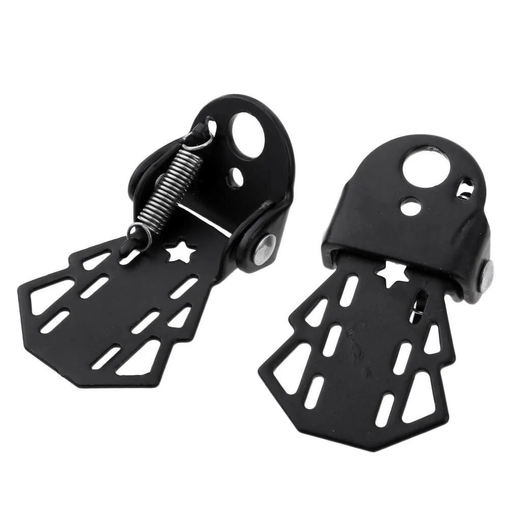 1 Pair Universal Rear Seat   Bike Cycling Riding Footpegs