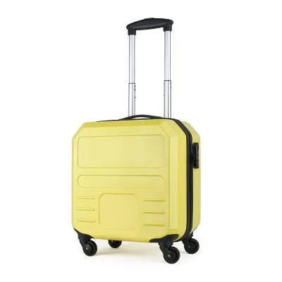 16 Inches Creative Computer Case Girl Students Abs Pc Trolley Case Woman Travel Luggage Suitcase