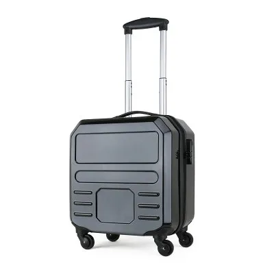 16 Inches Creative Computer Case Girl Students Abs Pc Trolley Case Woman Travel Luggage Suitcase