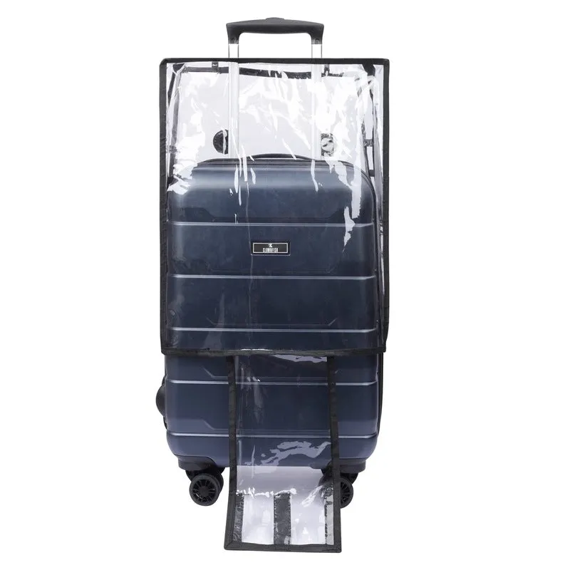 20 inch Polycarbonate Hard Case Trolley Bag - Waterproof | Combination Lock | Blue