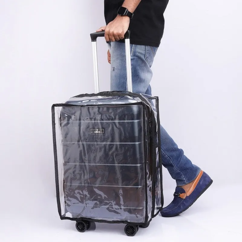 20 inch Polycarbonate Hard Case Trolley Bag - Waterproof | Combination Lock | Blue