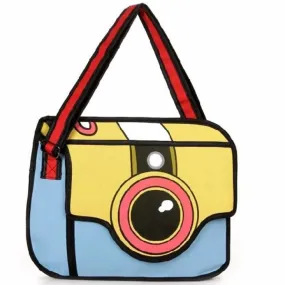 2D Cartoon Camera Bag