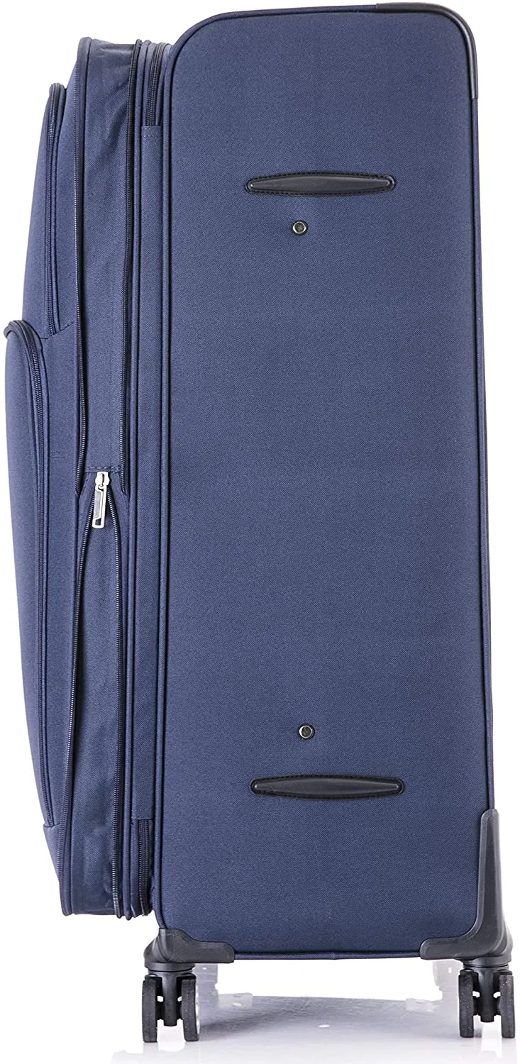 32" Extra Large 4 Wheel Spinner Suitcase- Navy