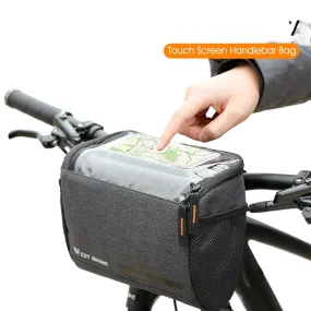 4.5L Bike Front Bag Touch Screen Phone Handlebar Bag Insulated Bicycle Cooler Bag MTB Road Cycling Accessories