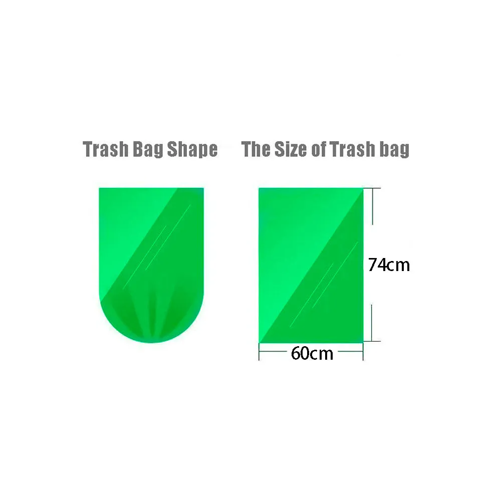 50 Count Biodegradable Trash bags 60 x 74 cm