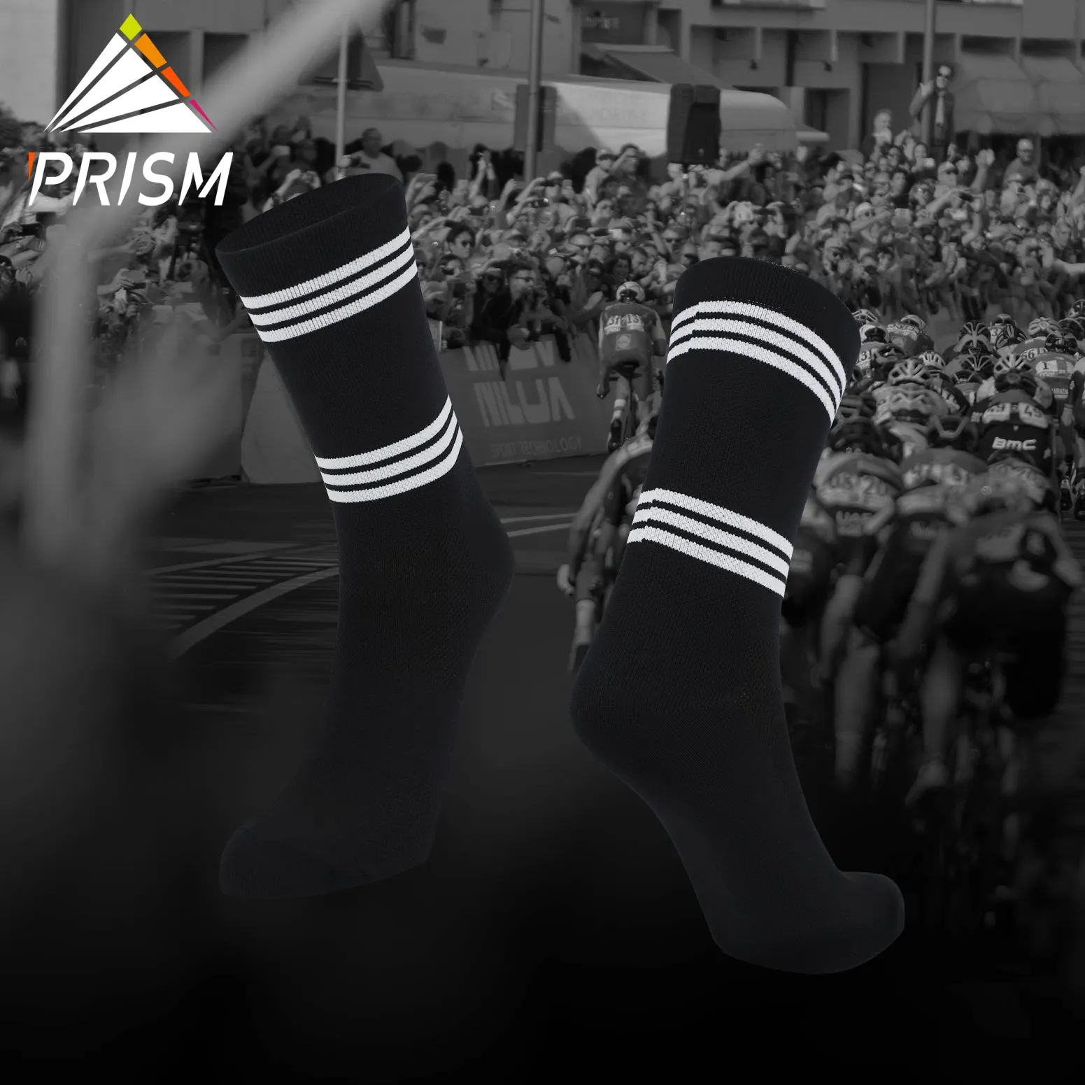 9 Bit Offer 3 Pack of Prism Socks