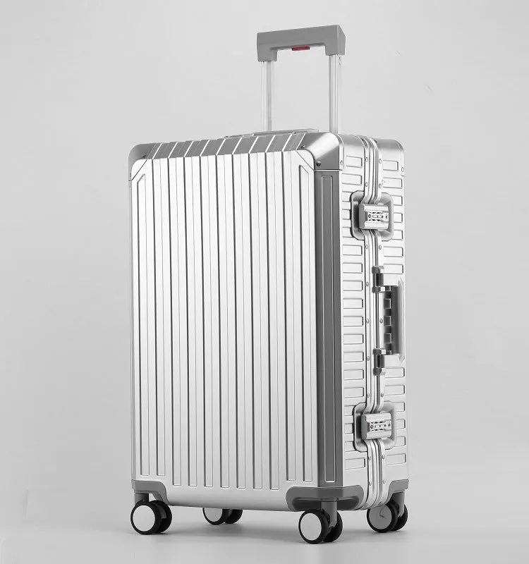 All-aluminum Magnesium Alloy Trolley Case Business Luggage