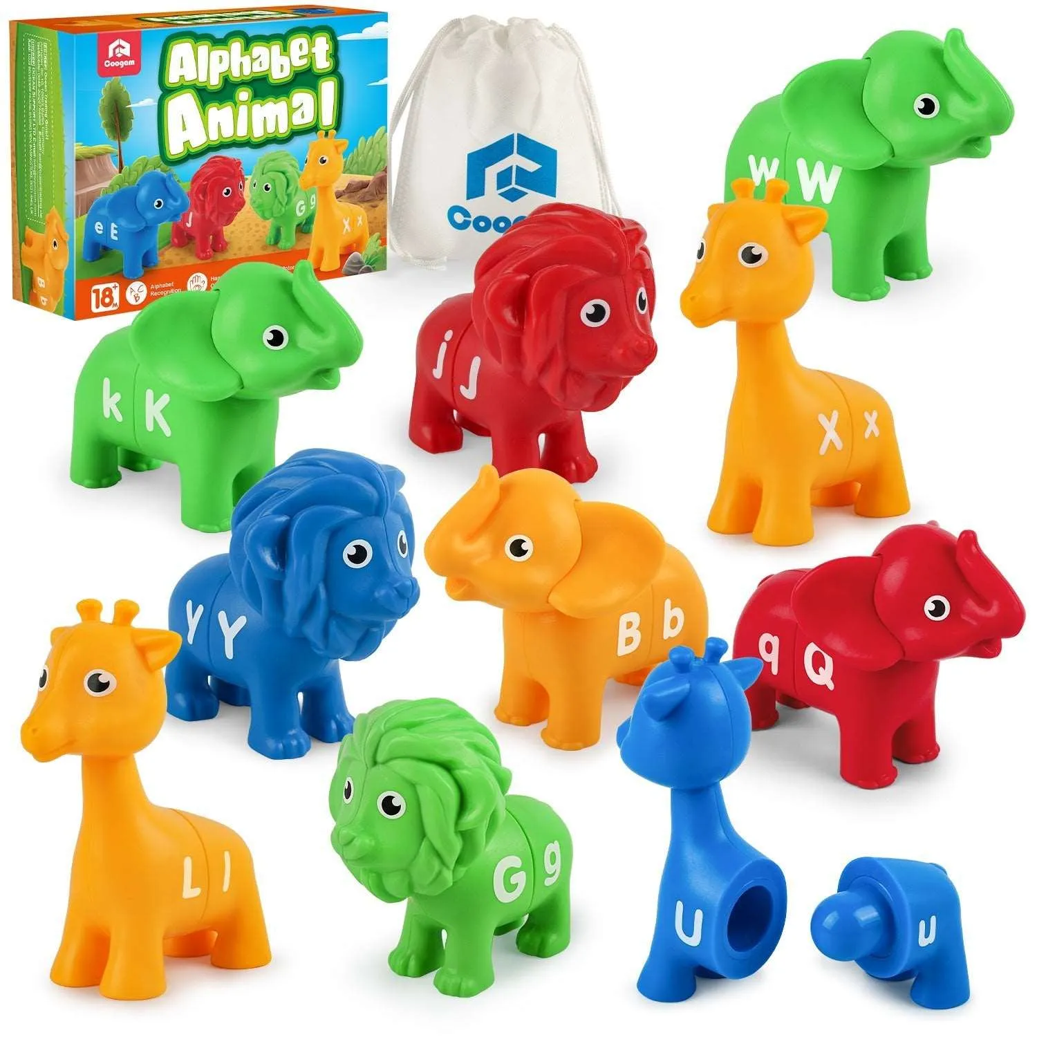 Animal Alphabet Letters Matching Game