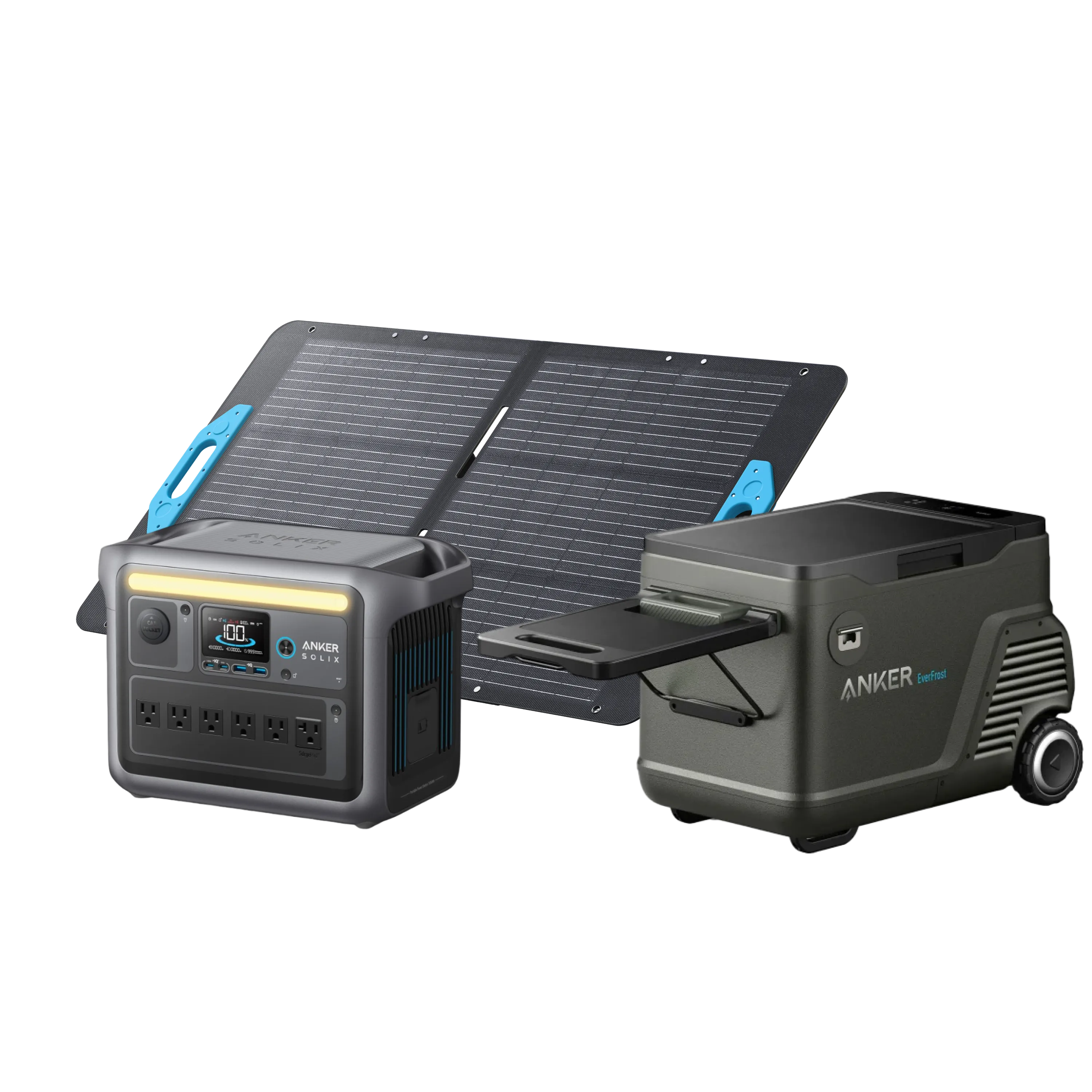 Anker EverFrost Portable Cooler <b>40</b> with New 299Wh Battery, Powered by AC/DC/Solar（oso）