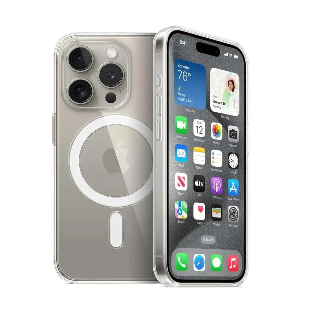 Anker iPhone 15 Pro Clear Magnetic Phone Case