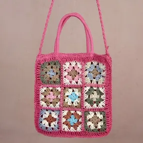 Annamarie Bag - Bohemian Crochet Casual Tote Bag