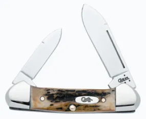 Baby Butterbean Pocket Knife Stag Handle