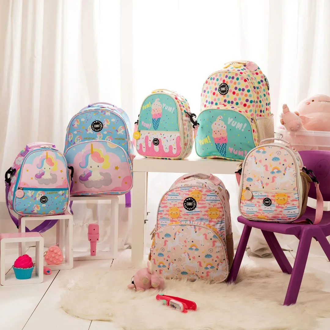 Baby Unicorn clouds Backpack