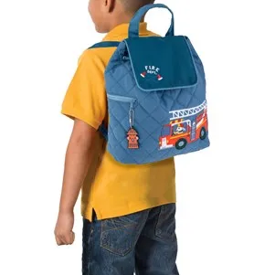 Back Pack Quilted Kids Firetruck SJ-1001-11B