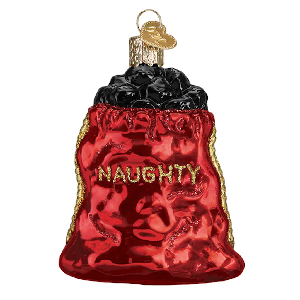 Bag Of Coal Ornament