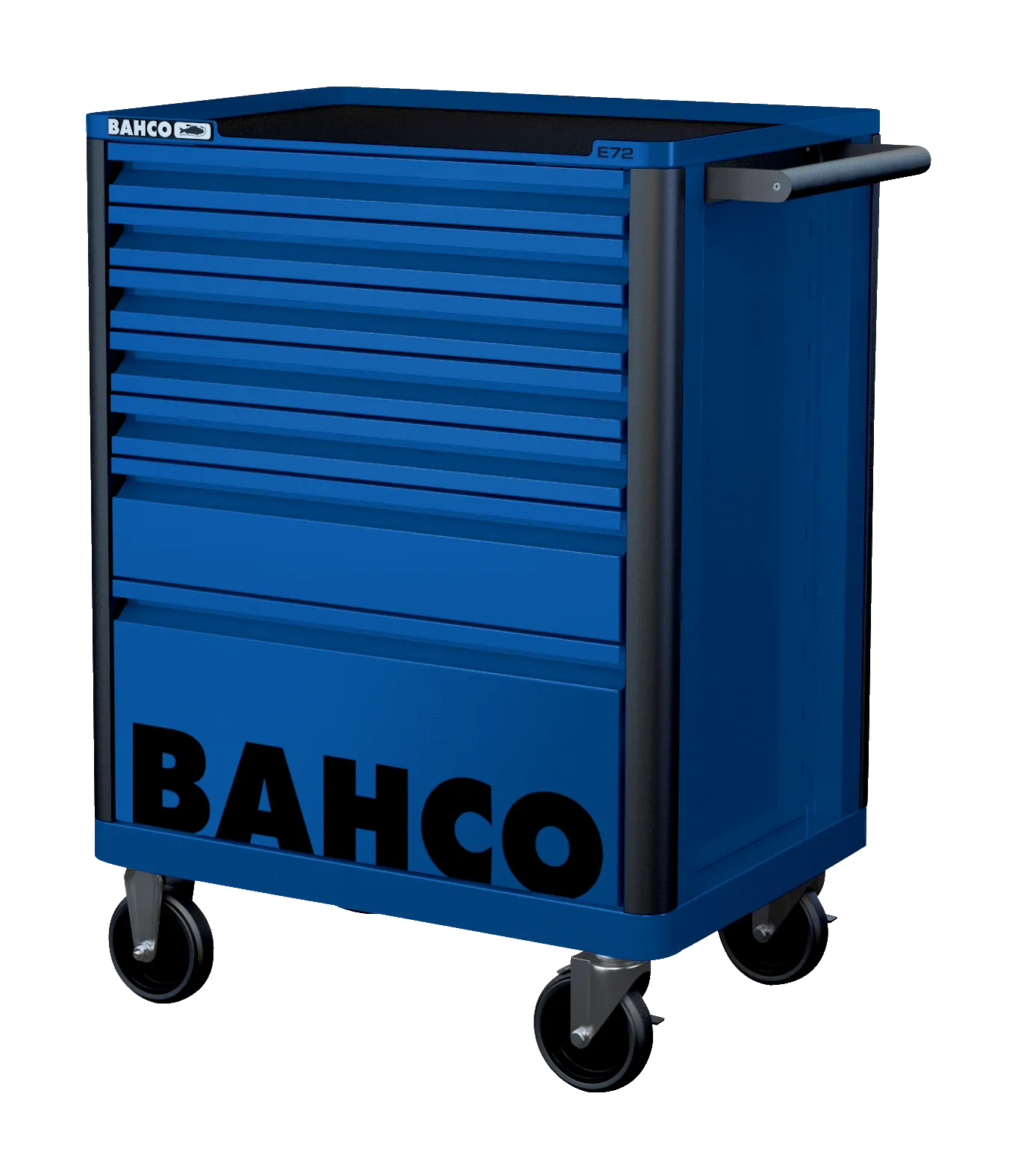 Bahco 1472K7BLUE E72 7 Drawer Blue Mobile Roller Cabinet