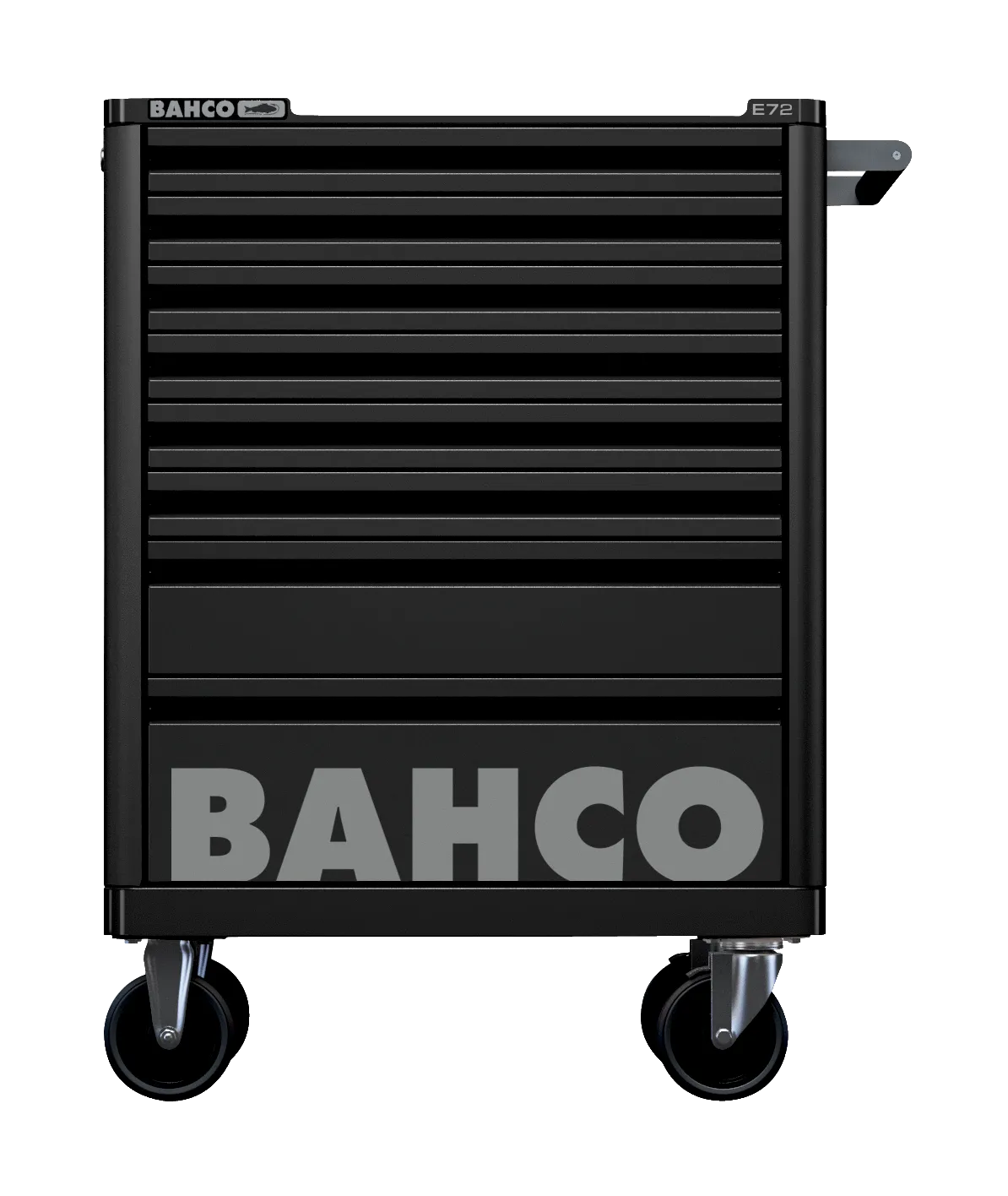 Bahco 1472K8BLACK E72 8 Drawer Black Mobile Roller Cabinet