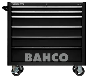 Bahco 1475KXL6BLACK C75 6 Drawer 40" Black Classic Mobile Roller Cabinet