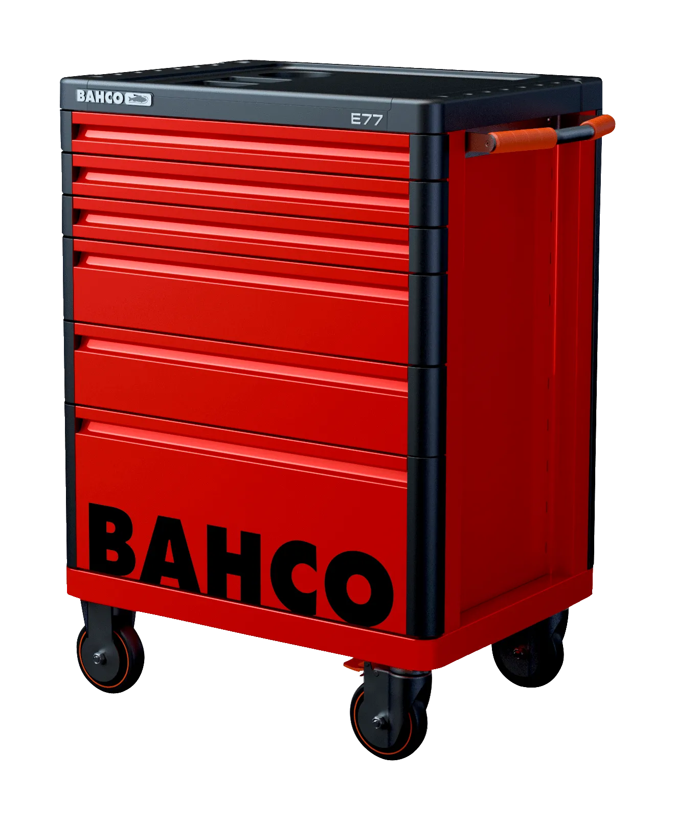 Bahco 1477K6RED E77 Premium 6 Drawer Red Mobile Roller Cabinet