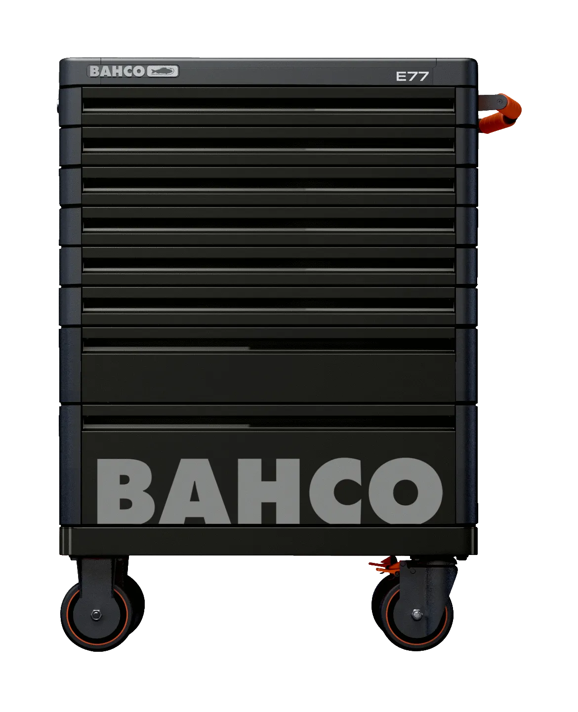 Bahco 1477K8BLACK E77 Premium 8 Drawer Black Mobile Roller Cabinet