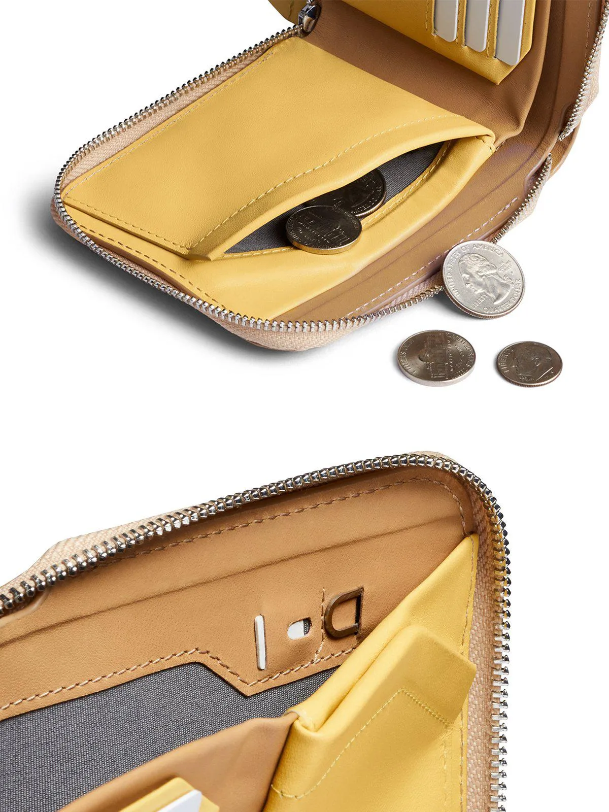 Bellroy Zip Wallet Tan RFID