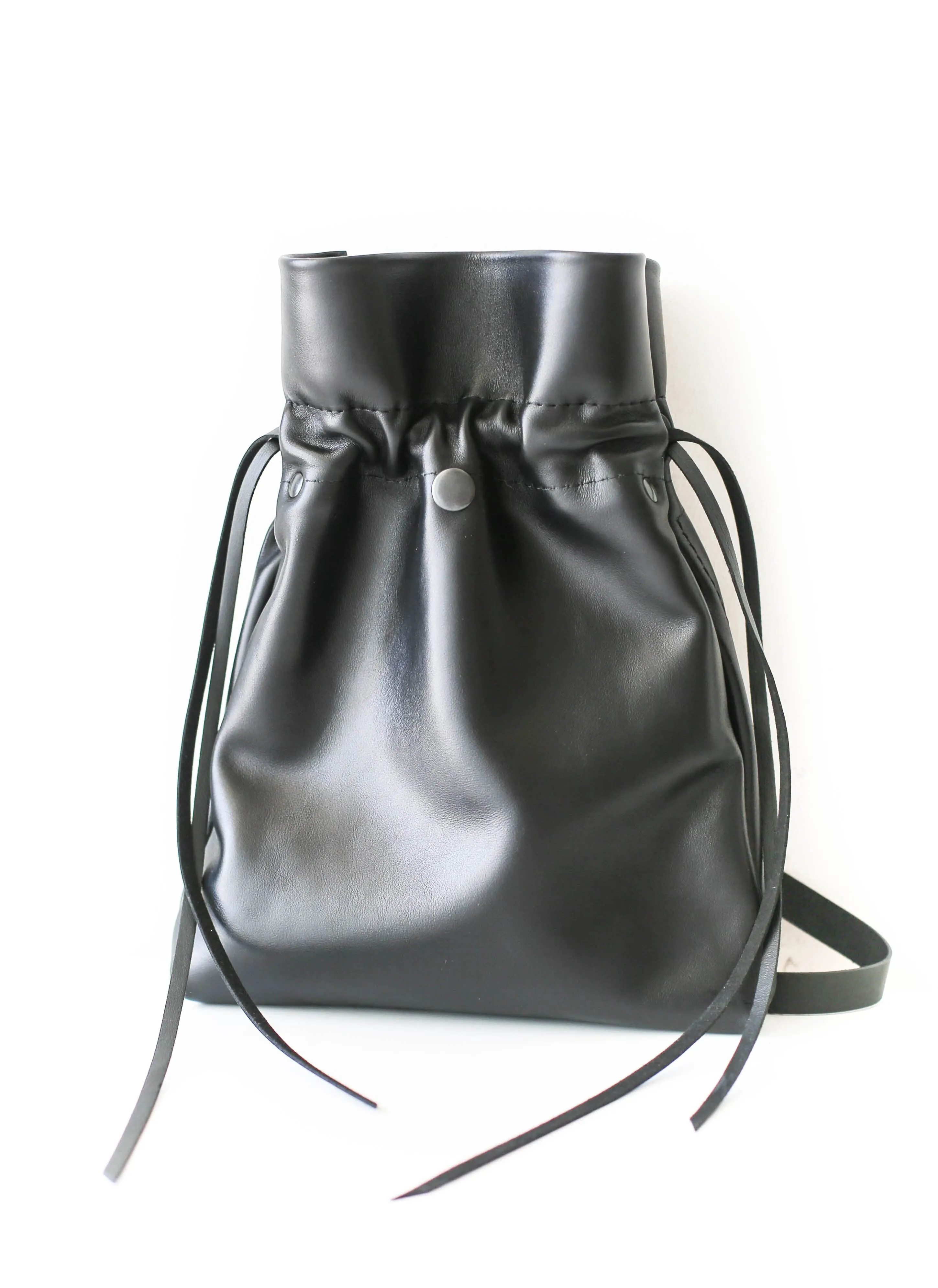 Black Soft Leather Bag