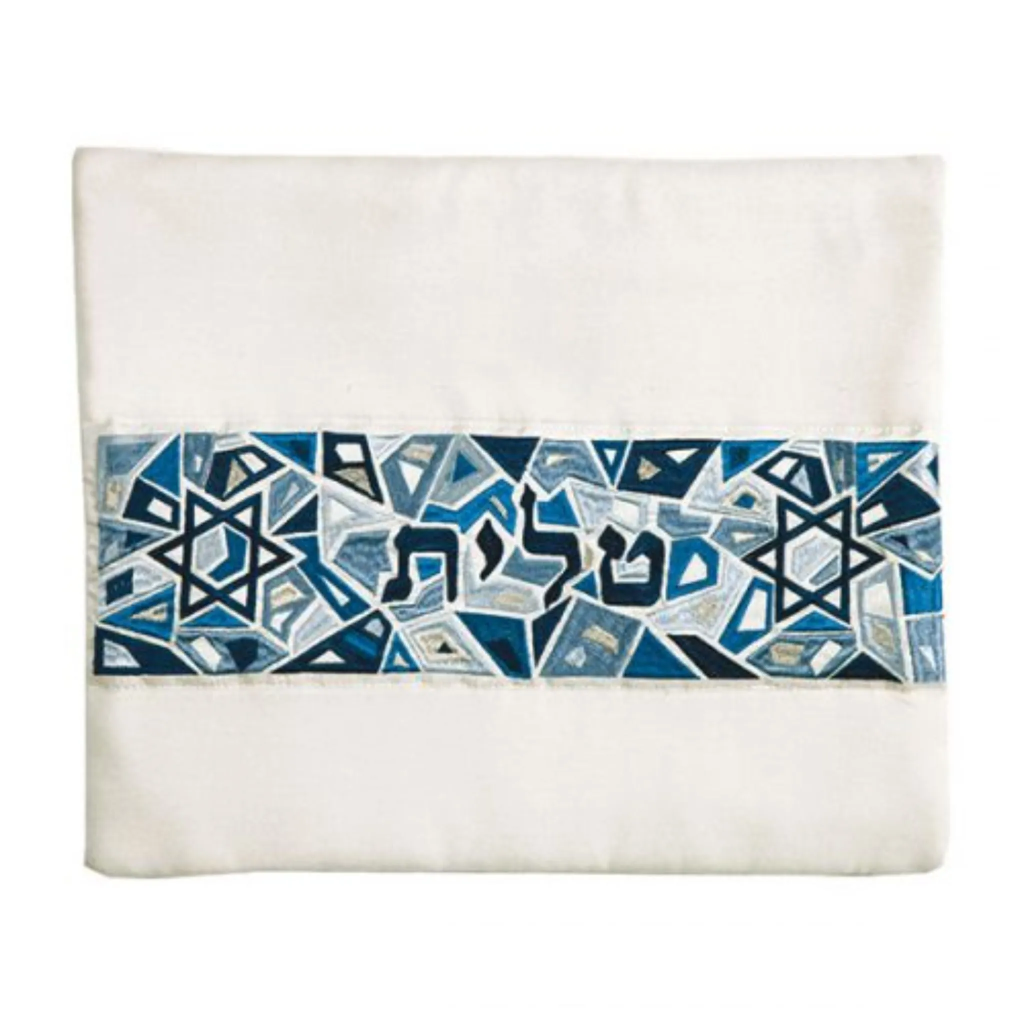 Blue "Magen David" Tallit Bag by Yair Emanuel