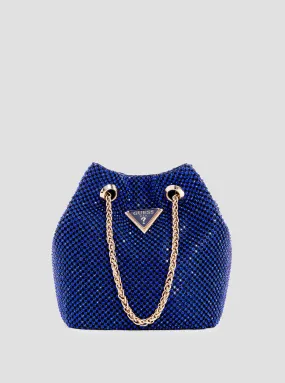 Blue Zalina Pouch Bag