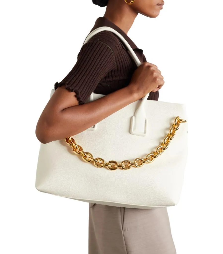 Bottega Veneta Chain Leather Tote Bag