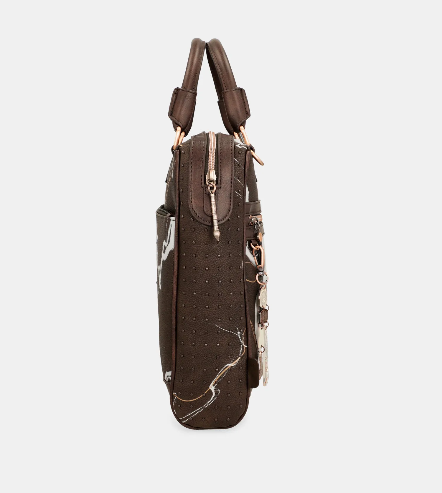 Brown briefcase Nature Shodō