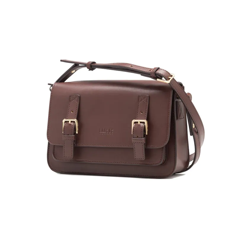 Brown Leather Womens Crossbody Bags Purse Satchel Bag for Women