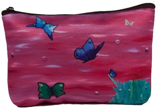 Butterflies Cosmetic Bag- Learning to Fly