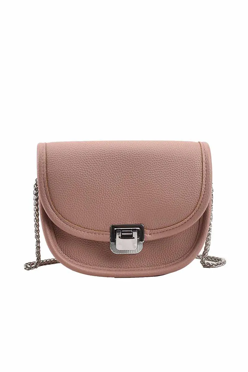 CASUAL COLOR CONTRAST SMALL SQUARE BAG