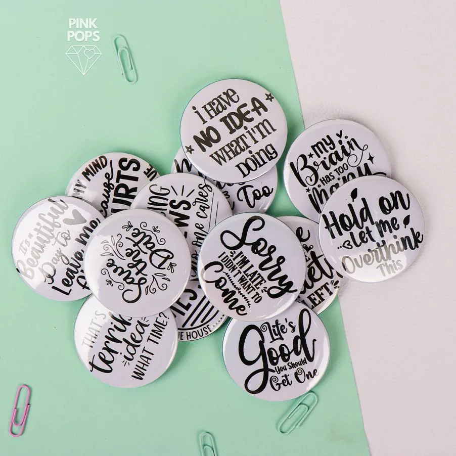 Charming Acrylic Pins