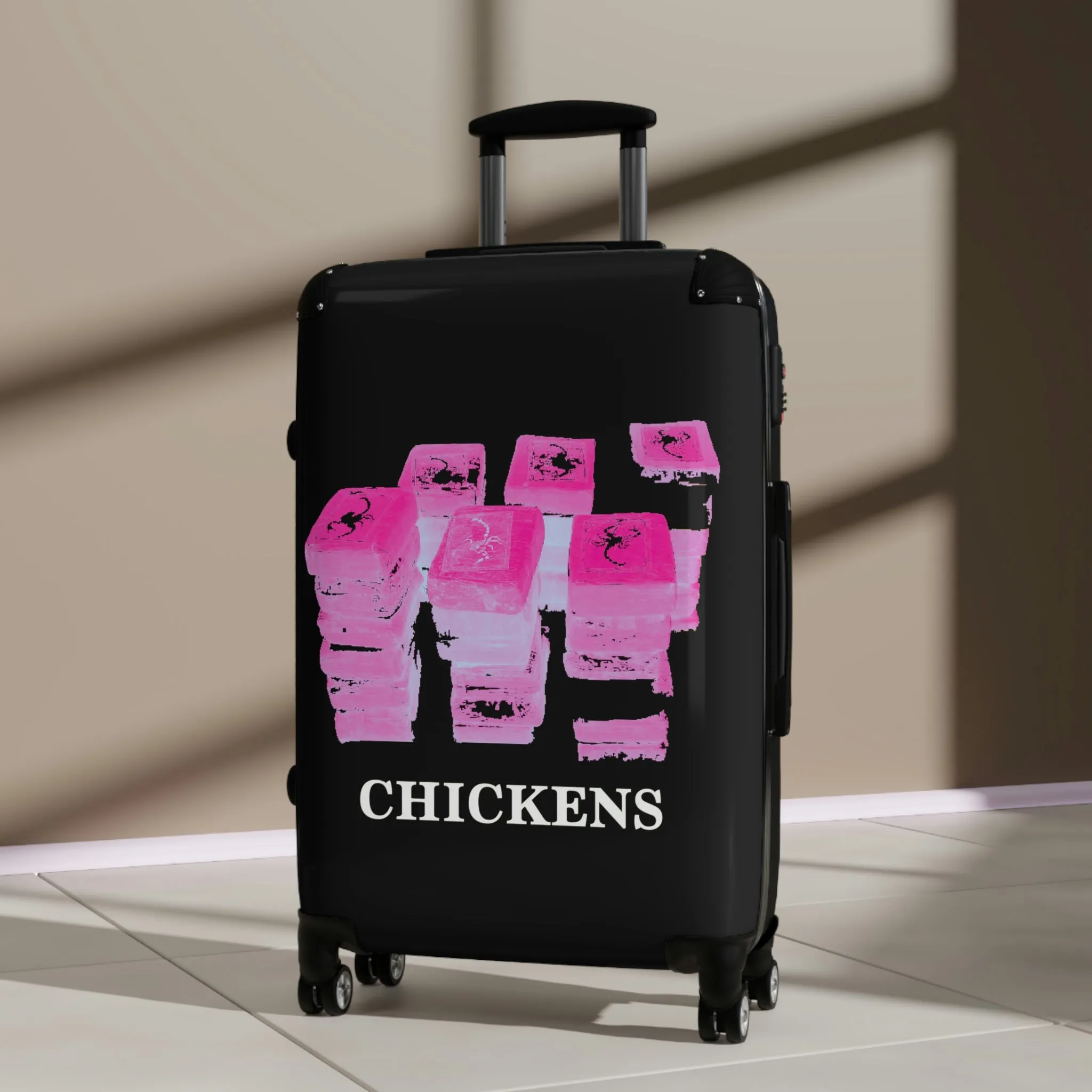 Chickens, Travel Unique Suitcase