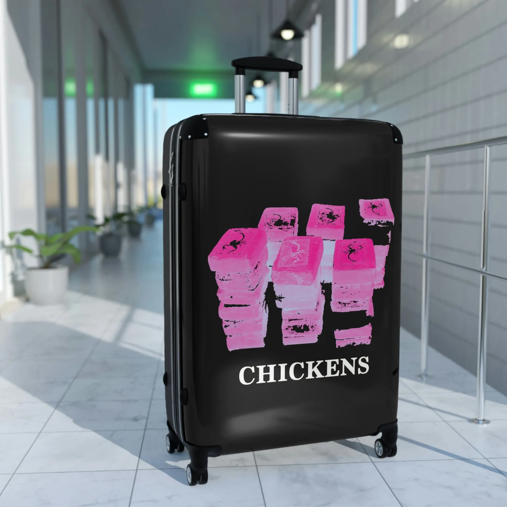 Chickens, Travel Unique Suitcase