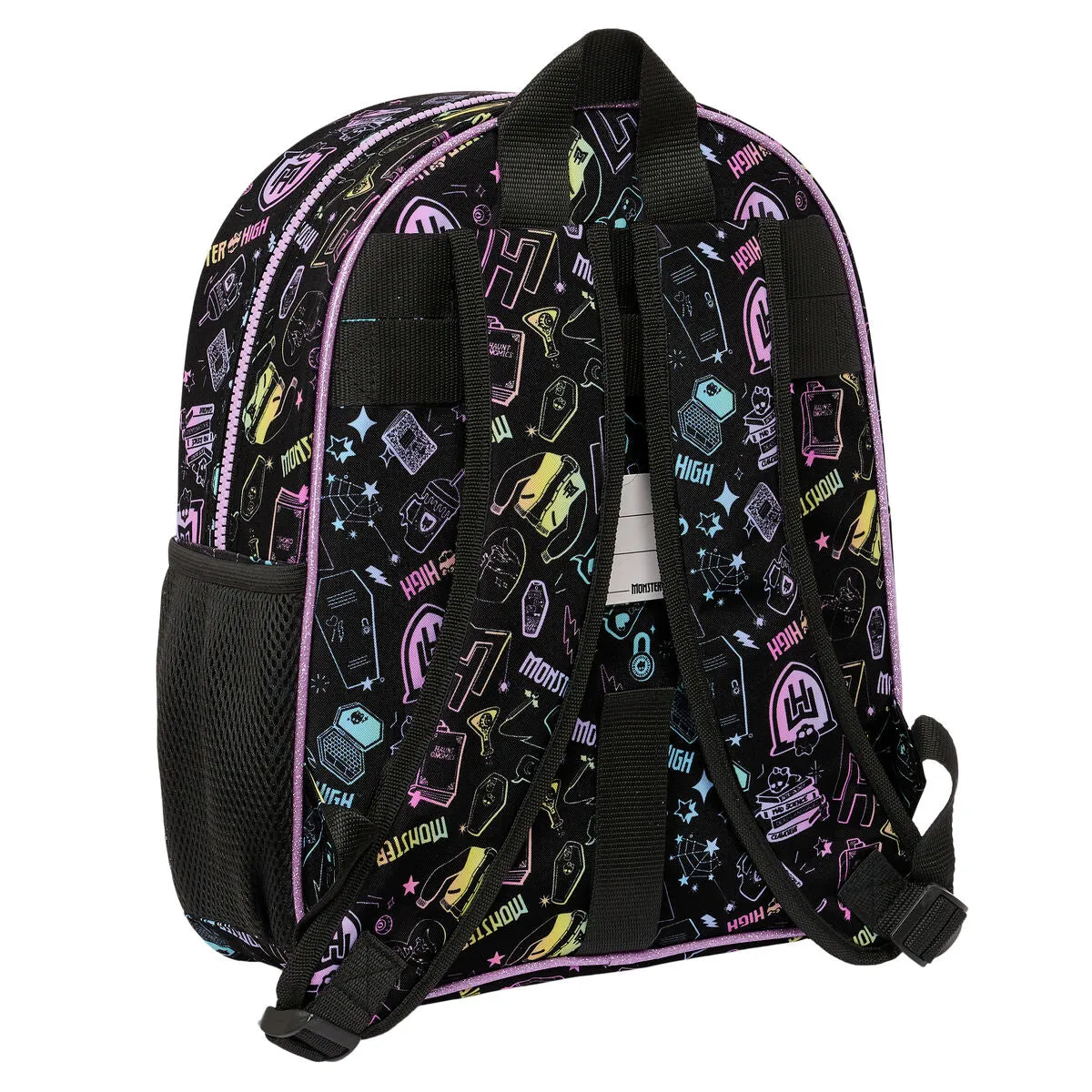 Child bag Monster High Black 28 x 34 x 10 cm