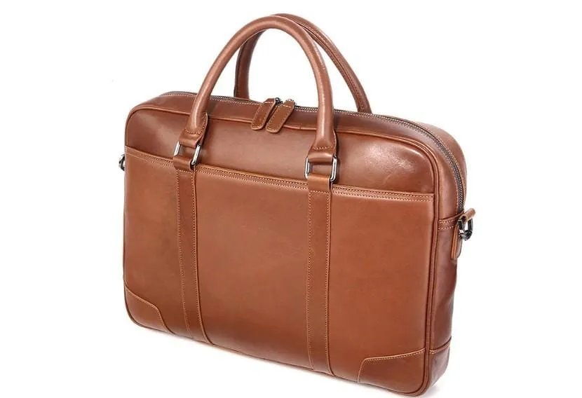 Chocolate Leather HP Laptop Bags