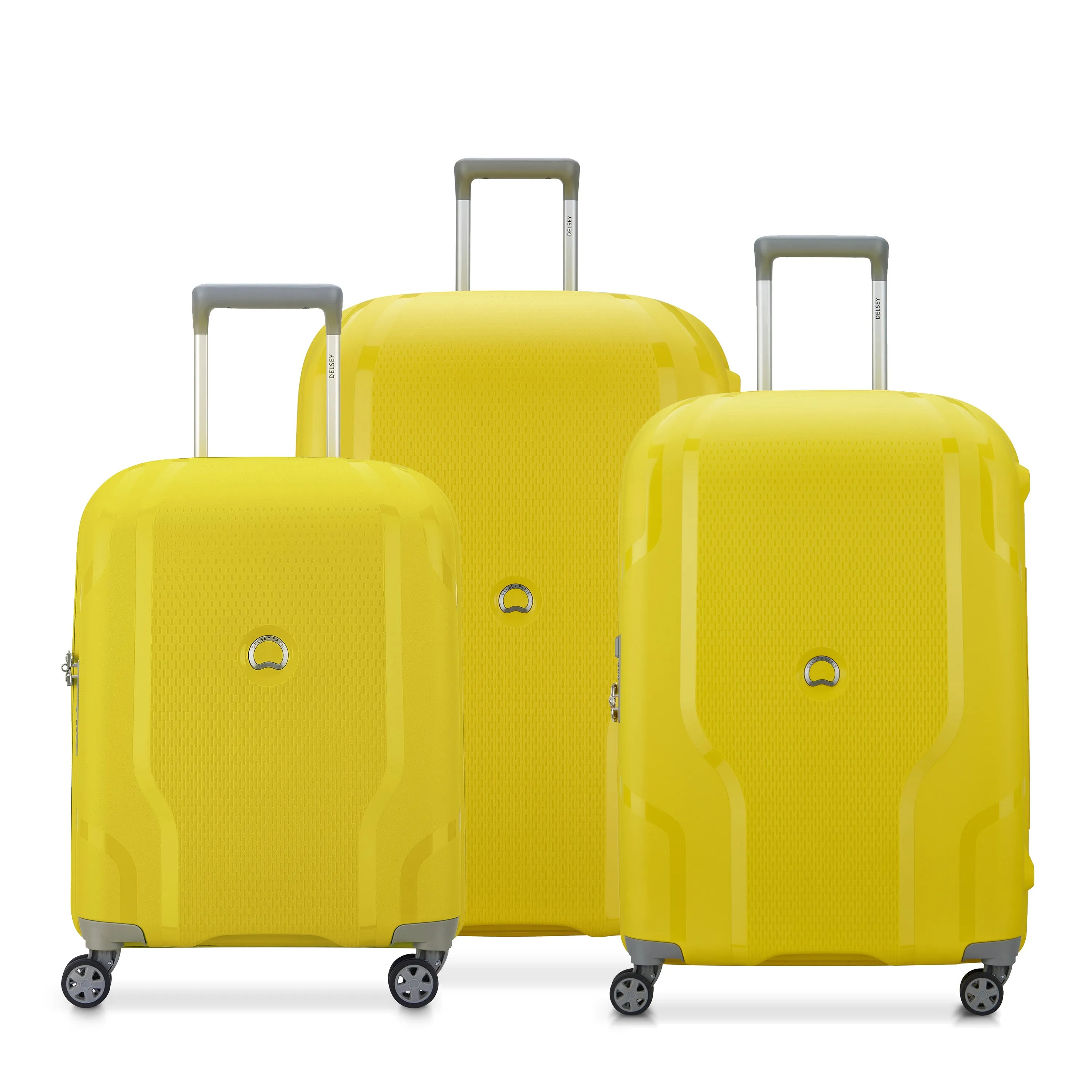 CLAVEL - Set 3 Suitcases (L Ext.-83cm) (L Ext.-70cm) (S Slim-55cm)