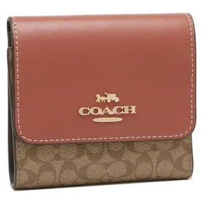 Coach Trifold Wallet Signature Mini Wallet