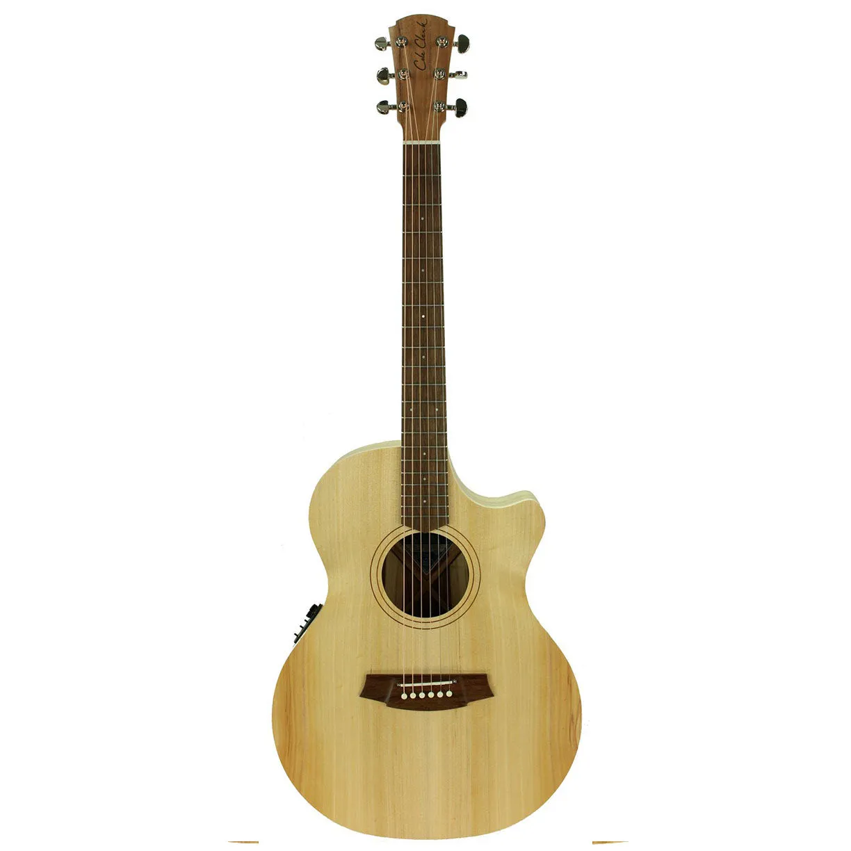 Cole Clark AN 1 Series Angel Grand Auditorium Bunya Face Australian Blackwood Back & Sides, Cutaway Acoustic/Electric Guitar (CCAN1EC-BB)