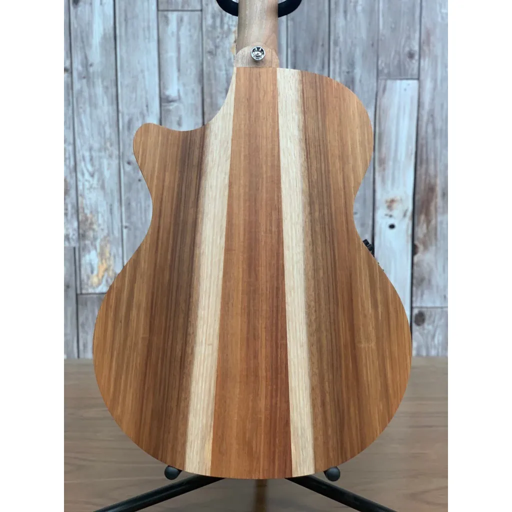 Cole Clark AN 1 Series Angel Grand Auditorium Bunya Face Australian Blackwood Back & Sides, Cutaway Acoustic/Electric Guitar (CCAN1EC-BB)