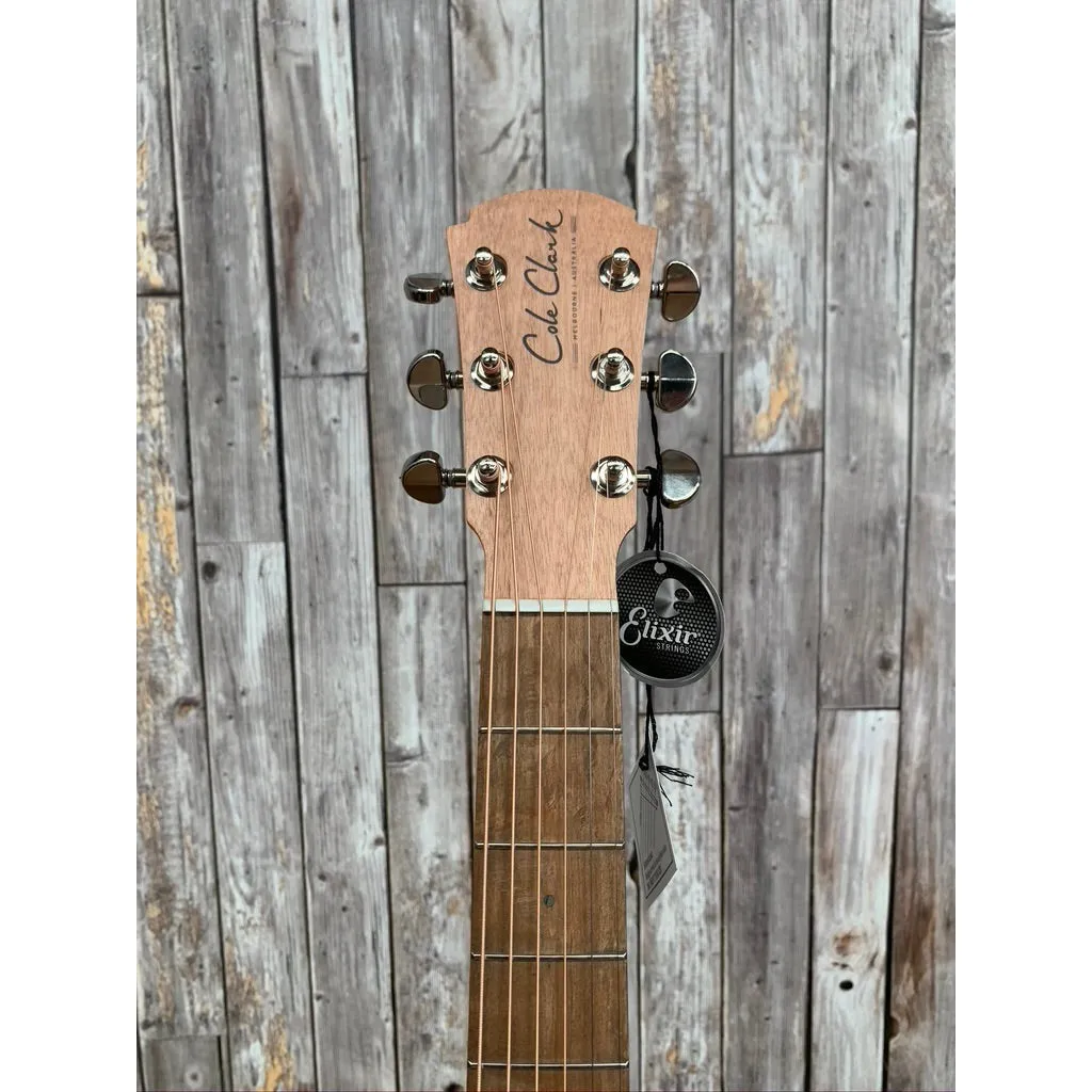 Cole Clark AN 1 Series Angel Grand Auditorium Bunya Face Australian Blackwood Back & Sides, Cutaway Acoustic/Electric Guitar (CCAN1EC-BB)