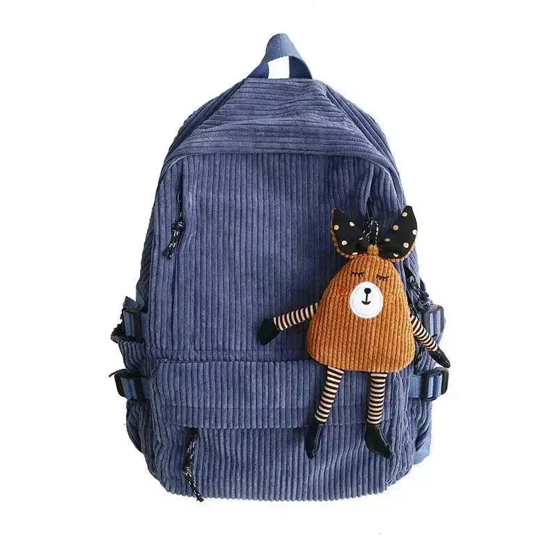 Corduroy Schoolbag, Middle School Student, Junior High School Student