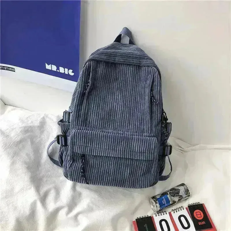 Corduroy Schoolbag, Middle School Student, Junior High School Student