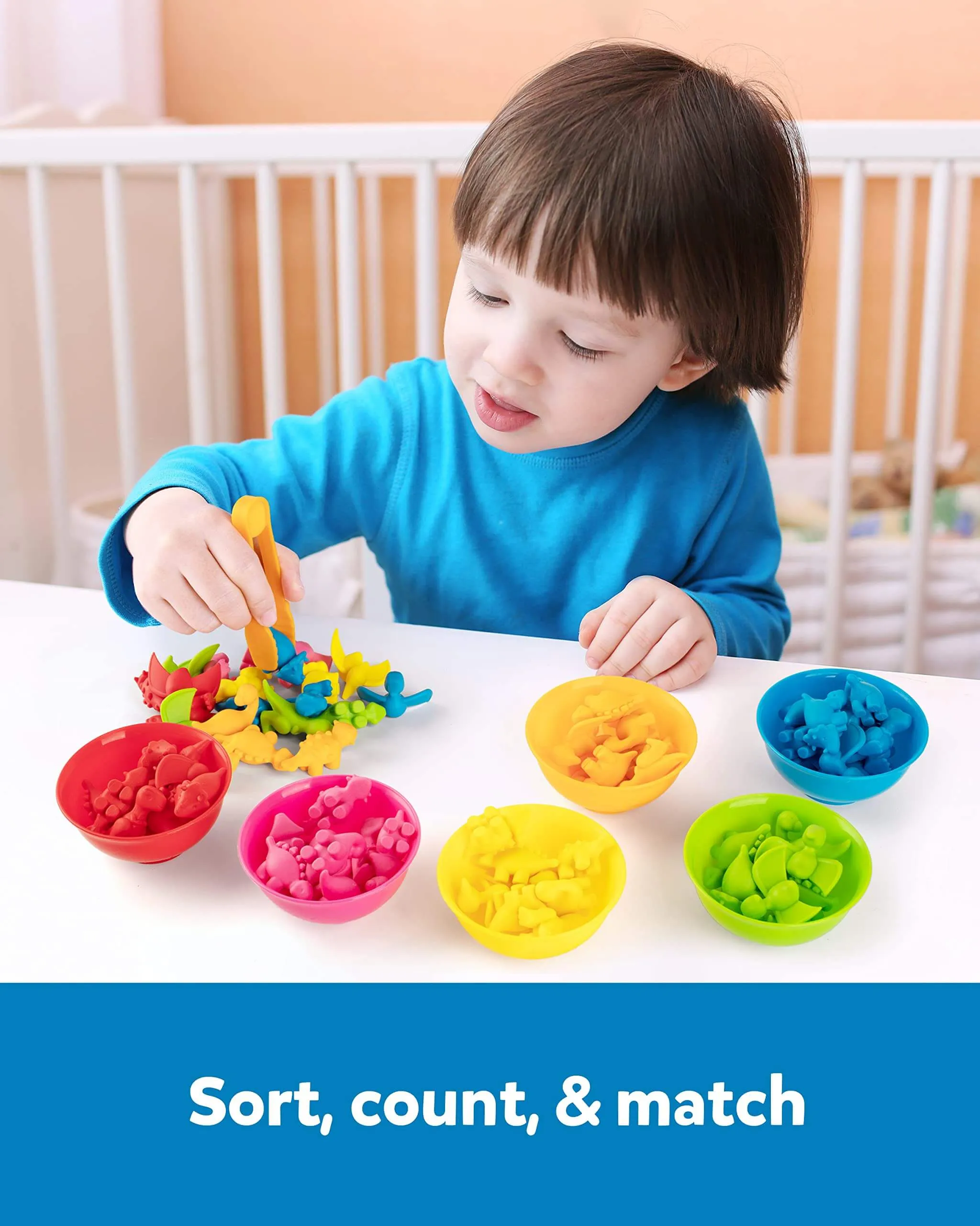 Counting Dinosaur Sorting Toy Set