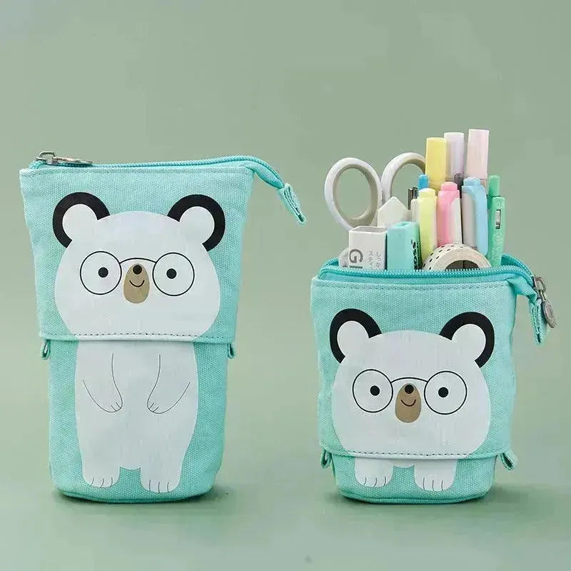 Creative student stationery canvas pencil bag