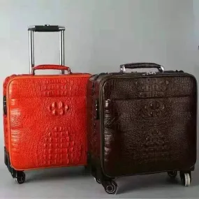 Crocodile Leather Luggage,Crocodile Leather Trolley Case,Suit Case