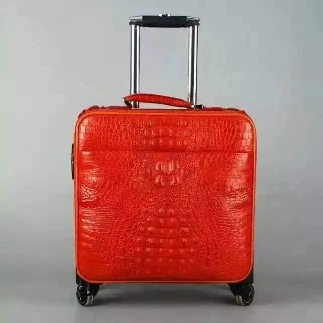 Crocodile Leather Luggage,Crocodile Leather Trolley Case,Suit Case