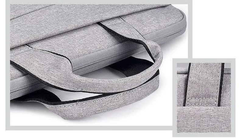 Custom Waterproof Business laptop Case sleeve Office Bag -Grey